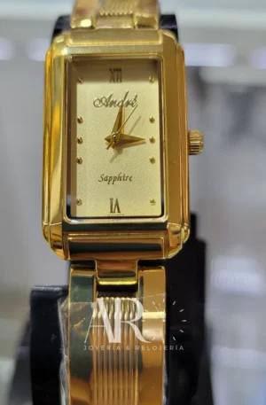 Reloj André dorado Sapphire