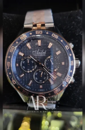 Reloj André JC538MB Acero oro rosa